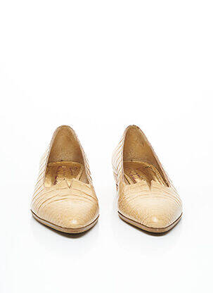 Mocassins talon plat jusqu'à 3cm beige WALTER STEIGER femme