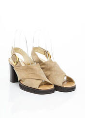 Sandales/Nu pieds beige SONIA RYKIEL pour femme seconde vue