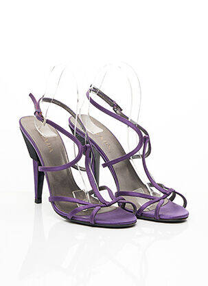 Sandales/Nu pieds violet PRADA pour femme