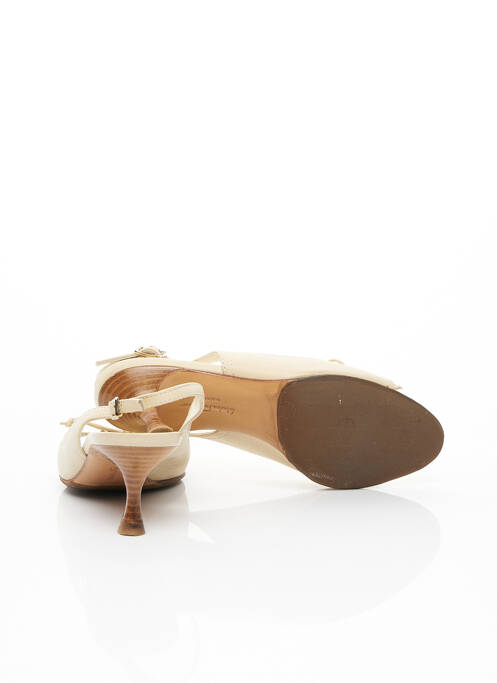 Sandales/Nu pieds beige SALVATORE FERRAGAMO pour femme