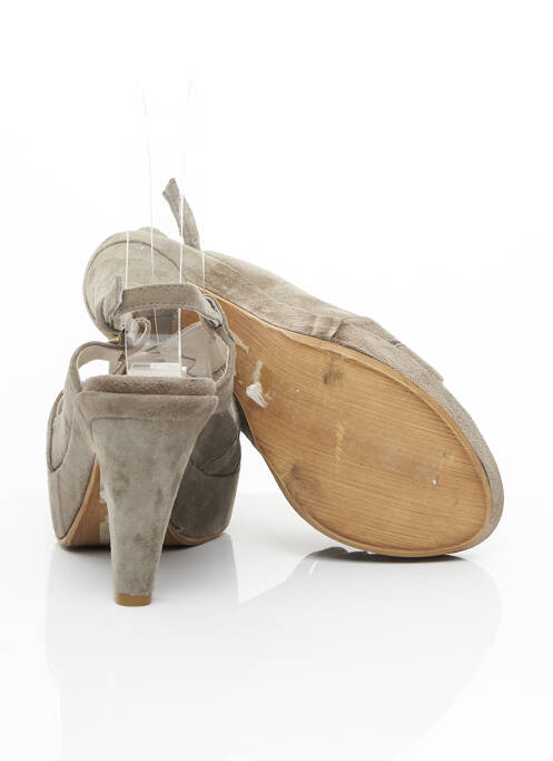 Sandales/Nu pieds gris VIA MAESTRA pour femme