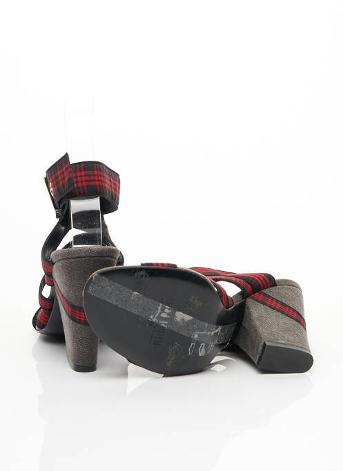 Sandales/Nu pieds rouge MICHEL PERRY pour femme