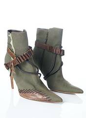 Bottines/Boots vert GALLIANO pour femme seconde vue