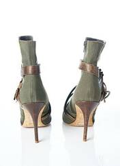 Bottines/Boots vert GALLIANO pour femme seconde vue