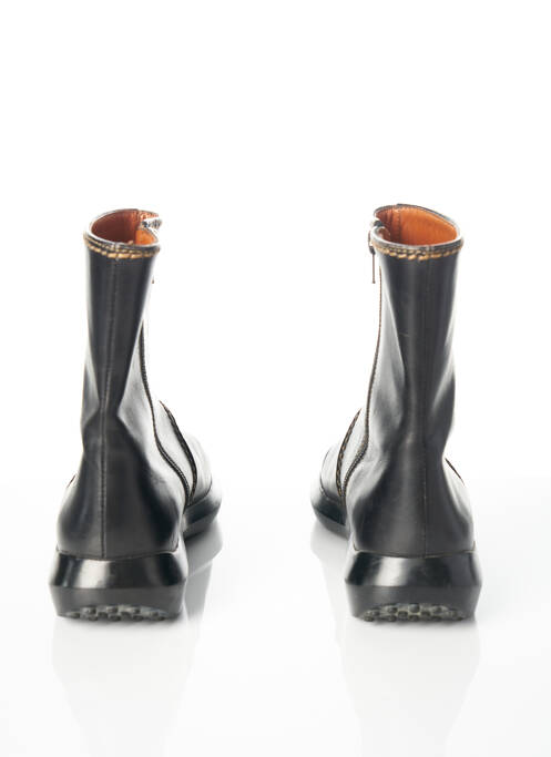 Bottines/boots fermeture zippée talon plat jusqu'à 3cm noir TOD'S femme