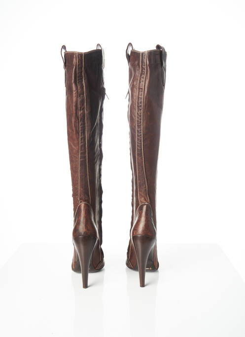 Bottes marron GIANNI BARBATO pour femme