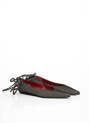 Ballerines talon plat jusqu'à 3cm noir PIERRE HARDY femme