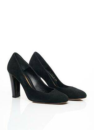 Escarpins nubuck talon de 7 à 9cm noir MAGRIT femme