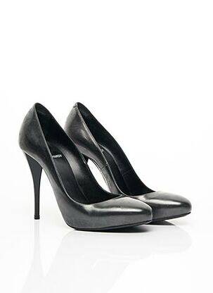 Escarpins matière lisse talon de 7 à 9cm gris PIERRE HARDY femme