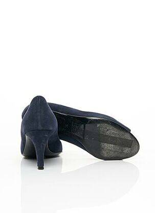 Escarpins nubuck talon de 7 à 9cm bleu PIERRE HARDY femme
