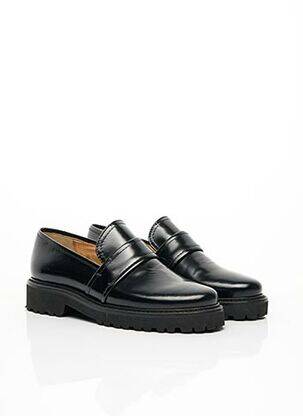 Mocassins matière lisse talon plat jusqu'à 3cm noir WALTER STEIGER femme