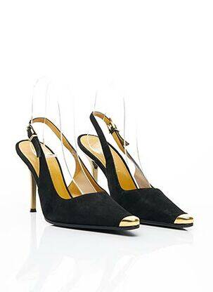 Escarpins nubuck talon de 7 à 9cm noir VICINI femme