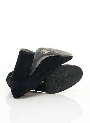 Escarpins nubuck talon de 7 à 9cm noir FRANCOIS PINET femme