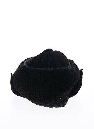 Casquette visière souple noir LARA KAZAN femme