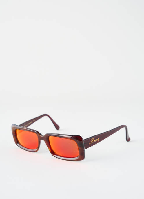 Lunettes de soleil marron POIRAY femme
