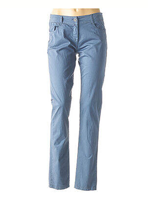 Pantalon slim bleu POUSSIERE D'ETOLE pour femme