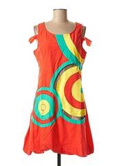 Robe courte orange VIRGINIE & MOI pour femme seconde vue