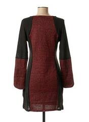 Robe pull rouge L33 pour femme seconde vue