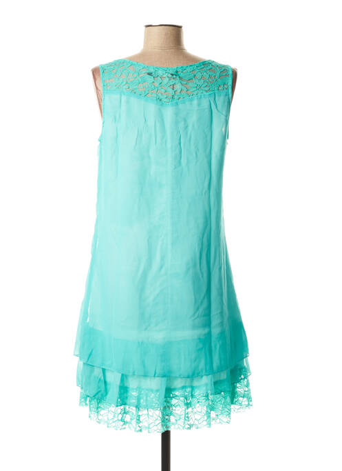 Tunique manches courtes bleu VIRGINIE & MOI pour femme