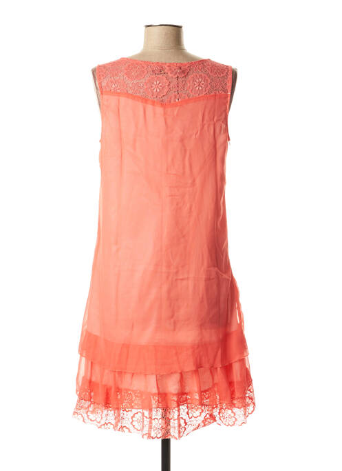 Tunique manches courtes rose VIRGINIE & MOI pour femme