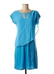Robe mi-longue bleu VIRGINIE & MOI pour femme seconde vue