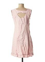 Robe mi-longue rose VIRGINIE & MOI pour femme seconde vue