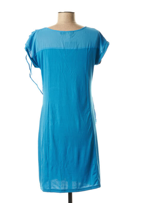 Robe mi-longue bleu VIRGINIE & MOI pour femme
