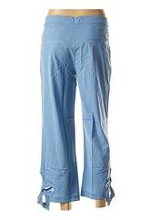 Pantalon droit bleu VIRGINIE & MOI pour femme seconde vue
