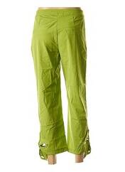 Pantalon droit vert VIRGINIE & MOI pour femme seconde vue