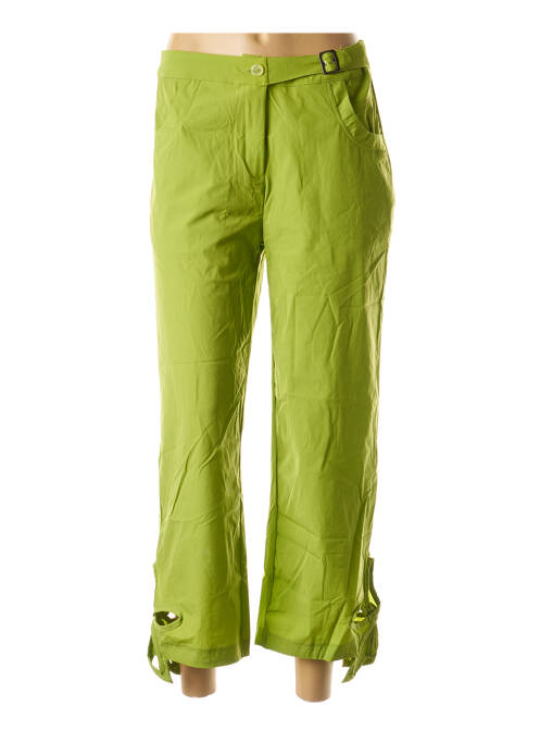 Pantalon droit vert VIRGINIE & MOI pour femme