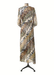 Robe longue beige VALERIE KHALFON pour femme seconde vue