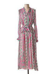 Robe longue rose VALERIE KHALFON pour femme seconde vue