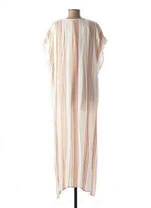 Robe longue manches courtes manches courtes rose VALERIE KHALFON femme