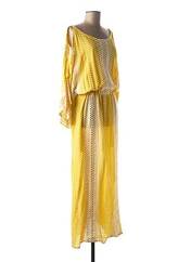Robe longue jaune VALERIE KHALFON pour femme seconde vue