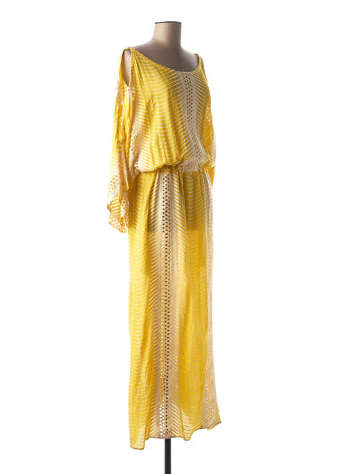 Robe longue jaune VALERIE KHALFON pour femme