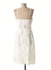 Robe mi-longue blanc VALERIE KHALFON pour femme seconde vue