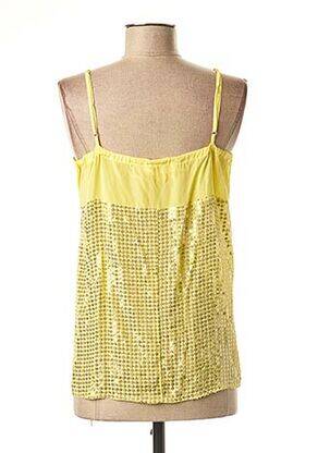 Top manches bretelles ajustables jaune VALERIE KHALFON femme