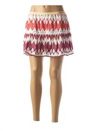 Mini-jupe taille élastique orange VALERIE KHALFON femme