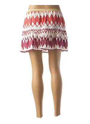 Mini-jupe taille élastique orange VALERIE KHALFON femme