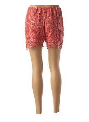 Short coupe droite orange VALERIE KHALFON femme