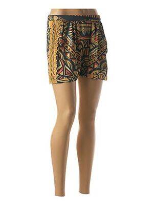 Short taille élastique marron VALERIE KHALFON femme