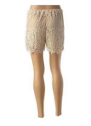 Short coupe fluide beige VALERIE KHALFON femme
