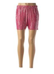 Short taille élastique rose VALERIE KHALFON femme