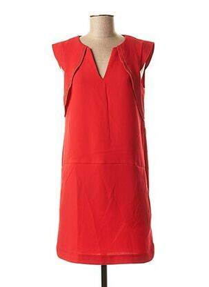 Robe courte rouge IKKS pour femme