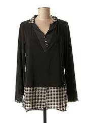 Tunique manches longues noir MC PLANET pour femme seconde vue