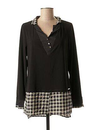 Tunique manches longues noir MC PLANET pour femme