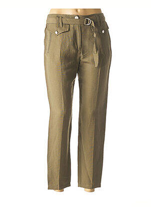 Pantalon droit vert IKKS pour femme
