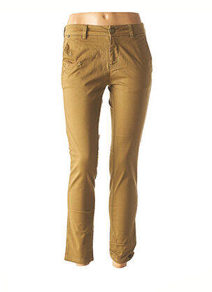 Pantalon slim taille basse taille basse vert RED LEGEND femme