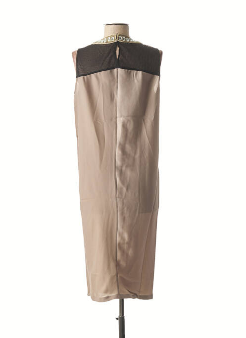Robe mi-longue gris NOUGAT pour femme