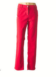 Pantalon droit stretch taille normale rouge GERRY WEBER femme